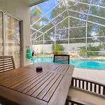 3 Bedroom Home With Private Screened Pool With Rock Waterfall Feature And Gameroom By Florida Dream Homes