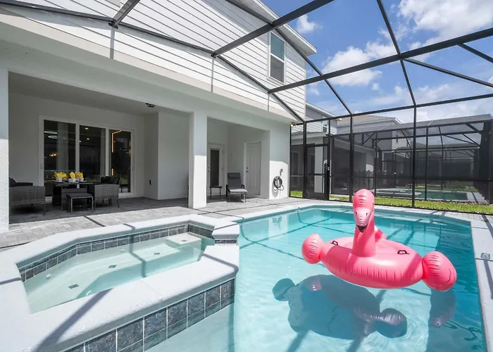 Stunning 7Bd Jacuzzi Pool & Close To Disney At Windsor Cay 16217