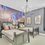 Stunning 11 Bedroom Themed House With Huge Pool Near Disney