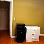 Spotless Guest Room With Shared Bathroom