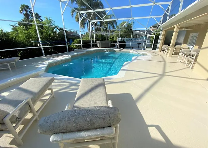 Mickeys Pearl - Phenomenal 7Br With 4 Master Suites Privacy Pool & Hot Tub Gas Bbq - 2 Miles To Disney