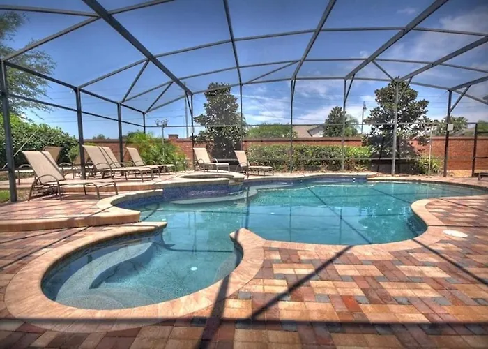 Mickeys Getaway - Custom 8Br Luxurious Retreat Pool Hot Tub Theater Rm Gym! Outdoor Kitchen 2 Miles To Disney