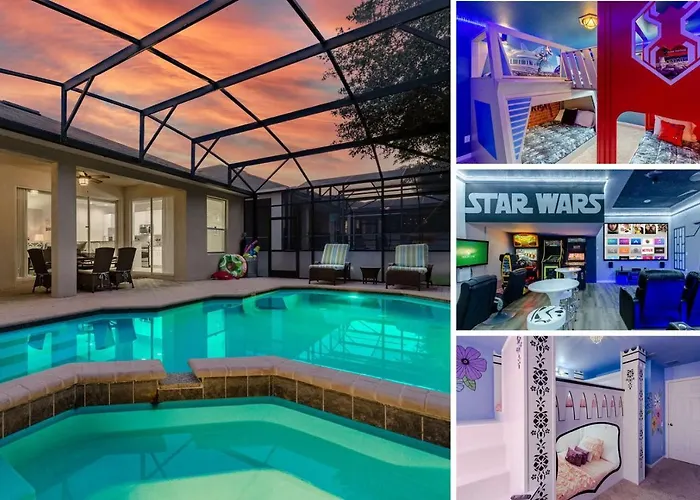 Windsor Galaxy 5 Bed/5 Bath Pool Home Near Disney