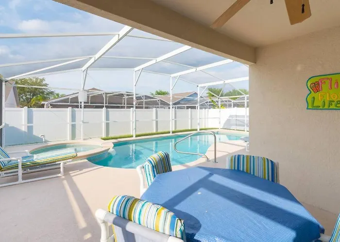 4Br/3Ba Disney Area Luxury Resort With Pool/Spa