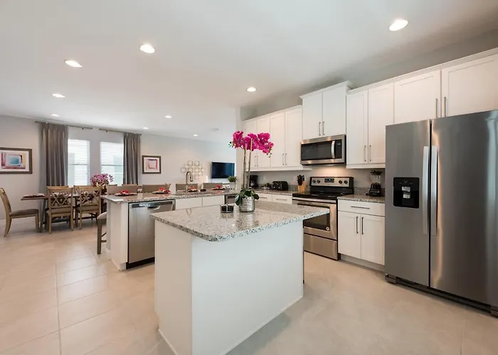 Vibrant Home By Rentyl Near Disney With Private Pool, Foosball Table & Resort Amenities - 7418M