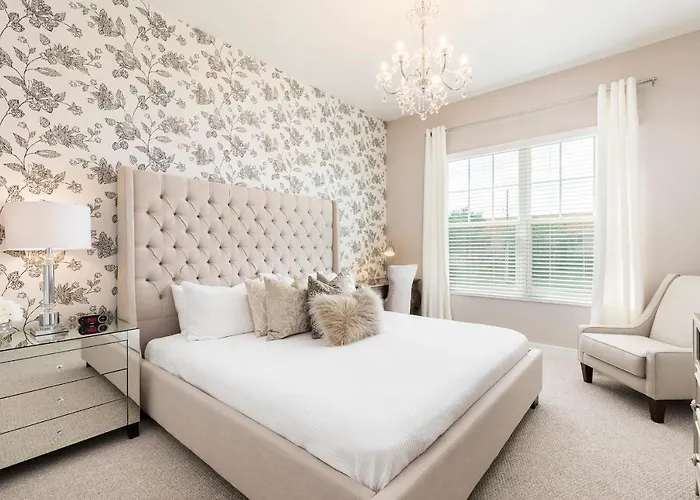 4 Bedroom 4 Ba Luxury Villa 5 Min To Disney Bbq & Hot Tub