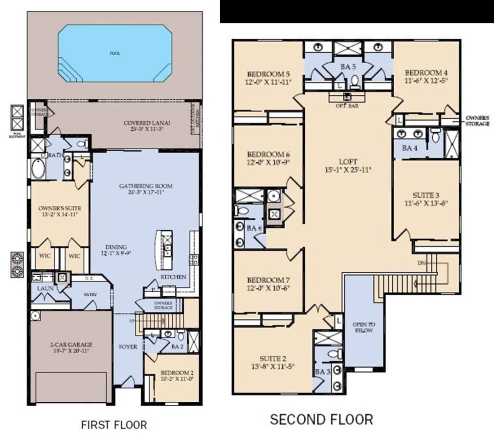 Windsor At Westside-8 Bedrooms House W/pool-3719ww * Orlando