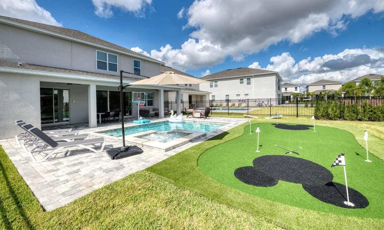 Dazzling 8 Bdrm With Putting At Encore Orlando