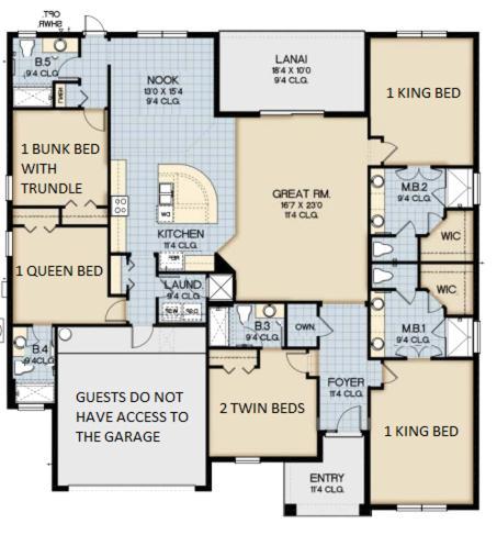 5 Bedrooms - 5 Bathrooms - Sonoma 3891 Oa Orlando