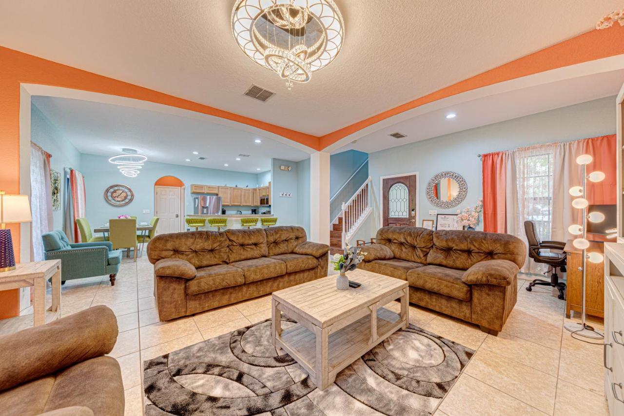 Affordable 4 Bedroom Luxury Near Disney/private Pool/arcade/game