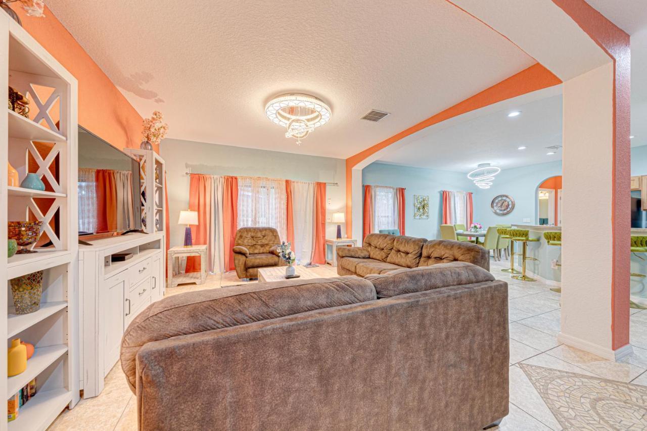 Affordable 4 Bedroom Luxury Near Disney/private Pool/arcade/game