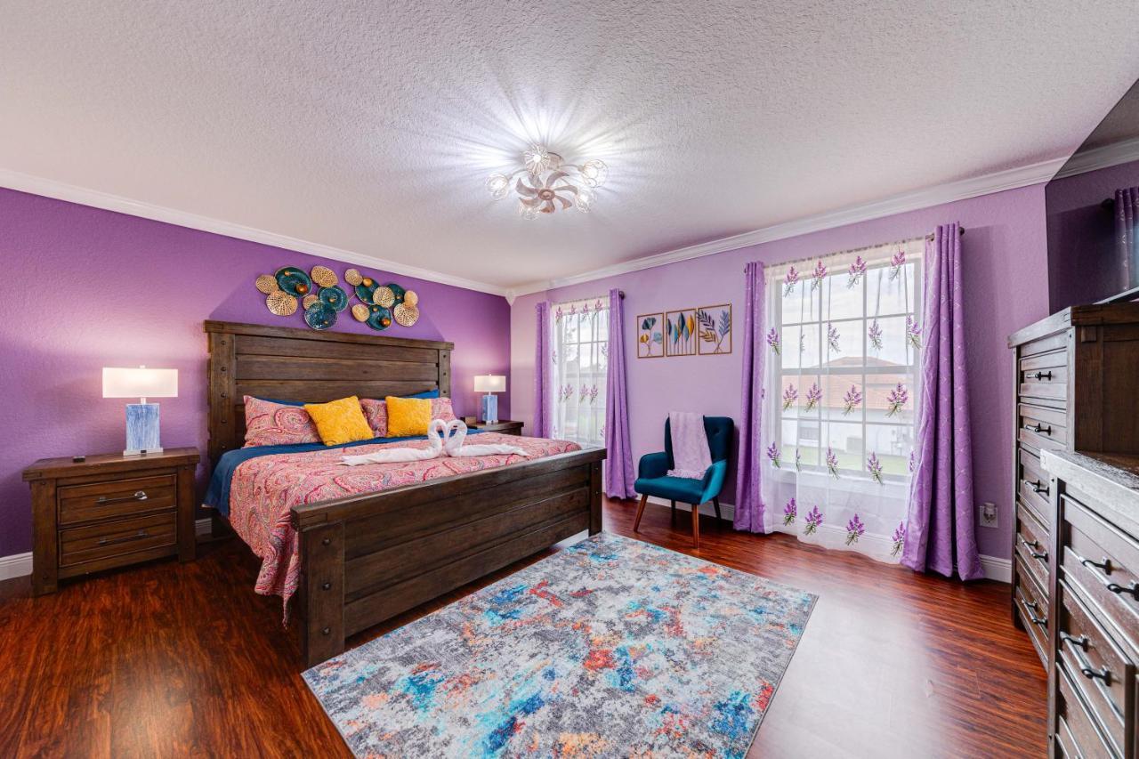 Affordable 4 Bedroom Luxury Near Disney/private Pool/arcade/game Villa