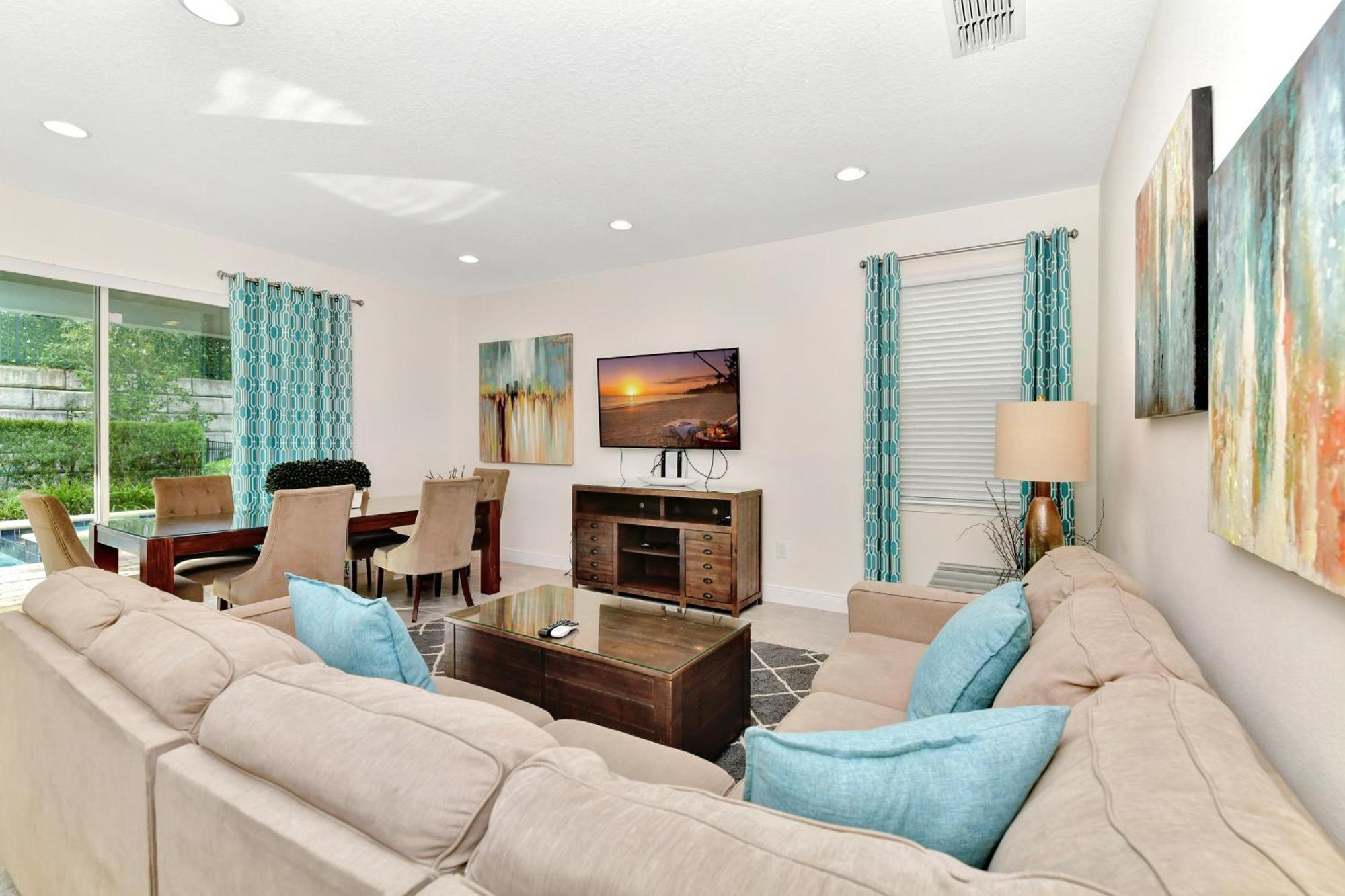 Attractive With Theme Room, Game And Private Pool With Water Park Access By Rentyl - 300p *
