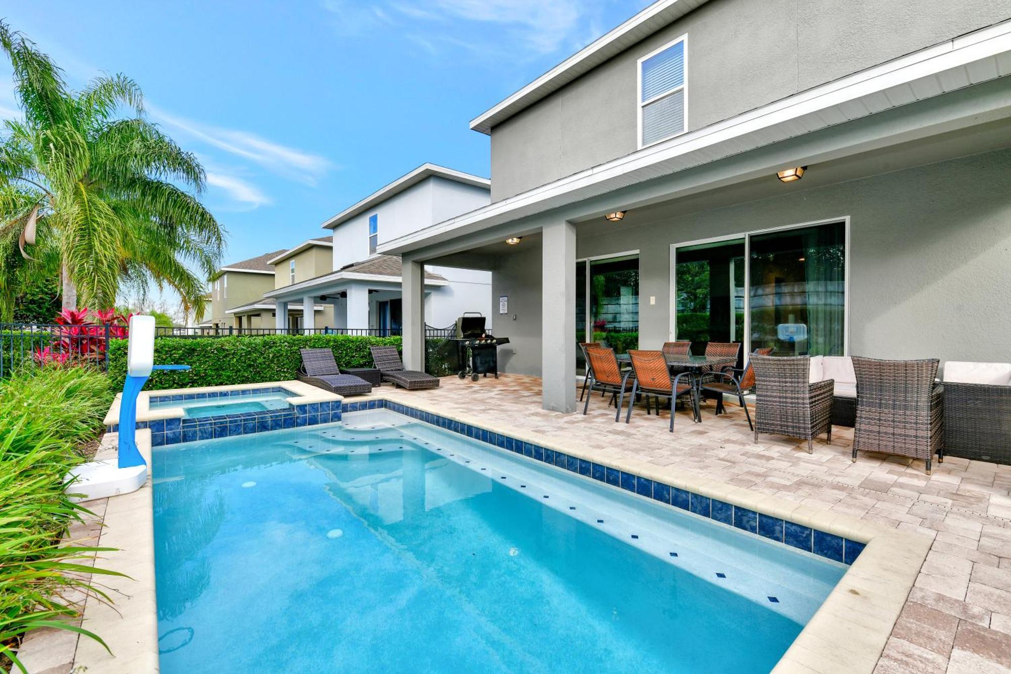 Attractive With Theme Room, Game And Private Pool With Water Park Access By Rentyl - 300p * Orlando