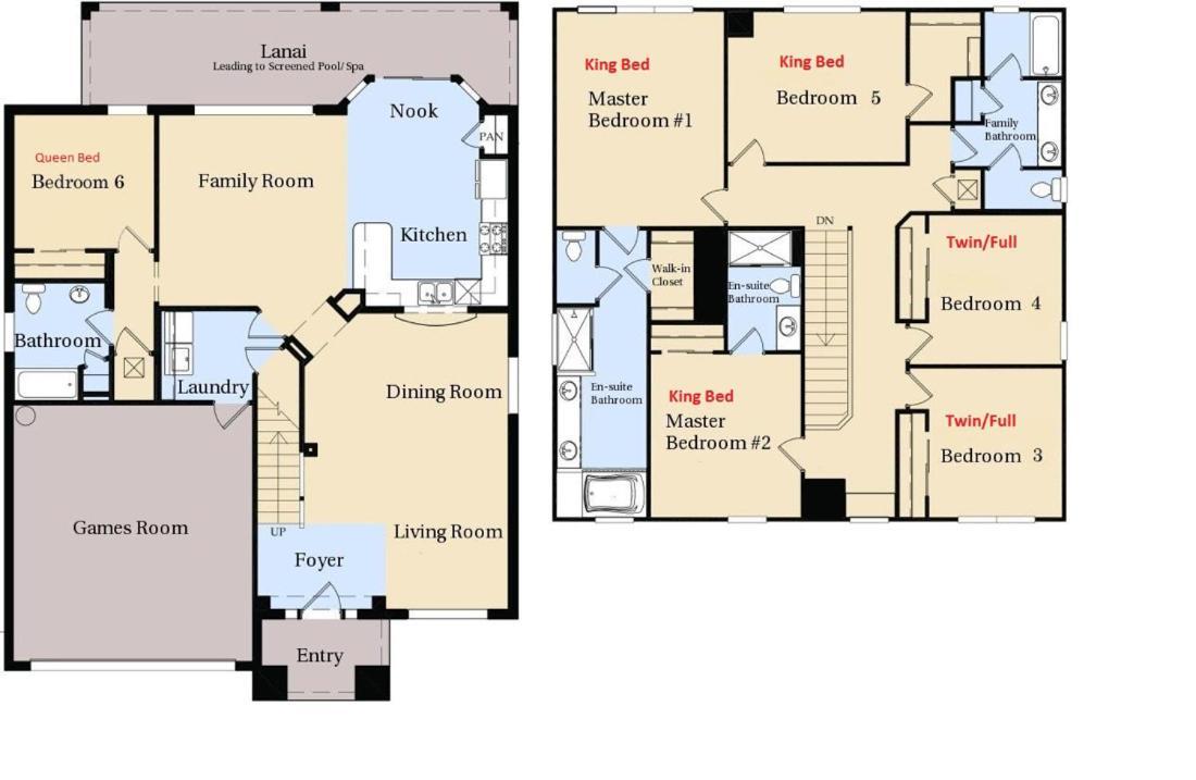 Firework View 6br Pool/spa/game Near Disney! Holiday home Orlando