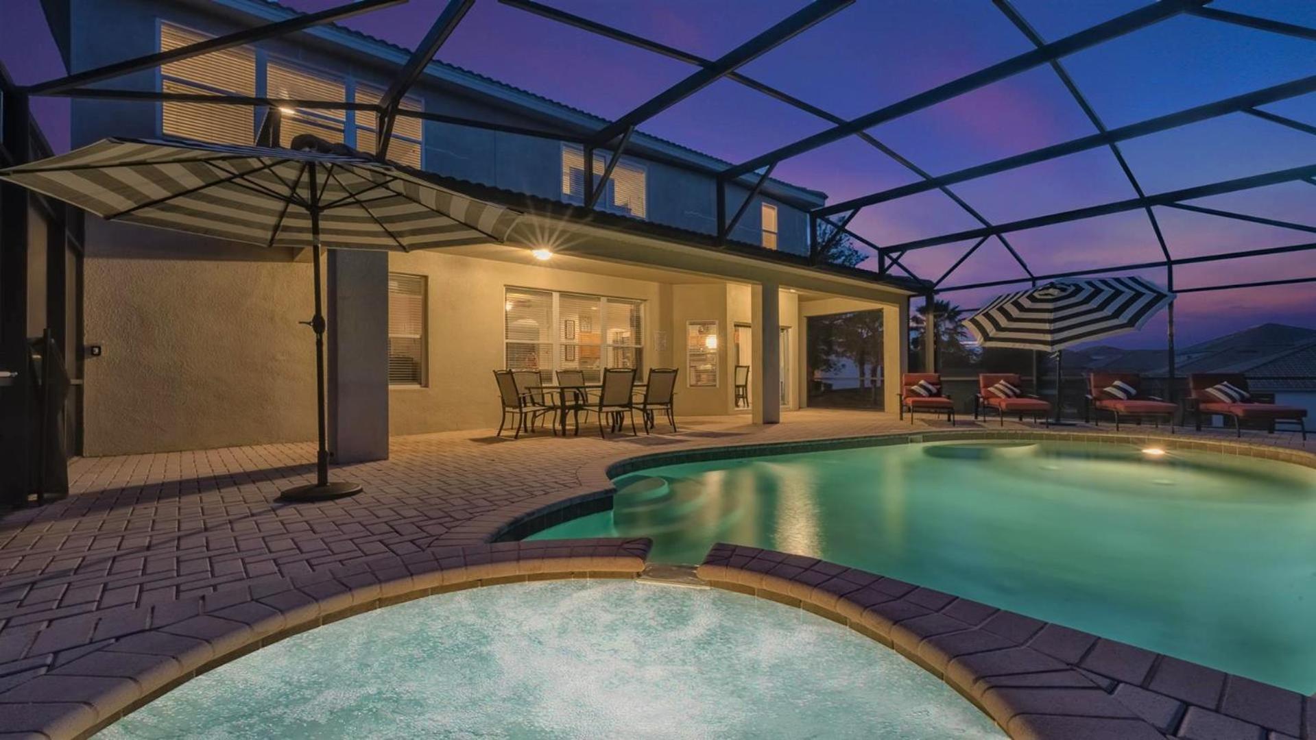 Firework View 6br Pool/spa/game Near Disney! *