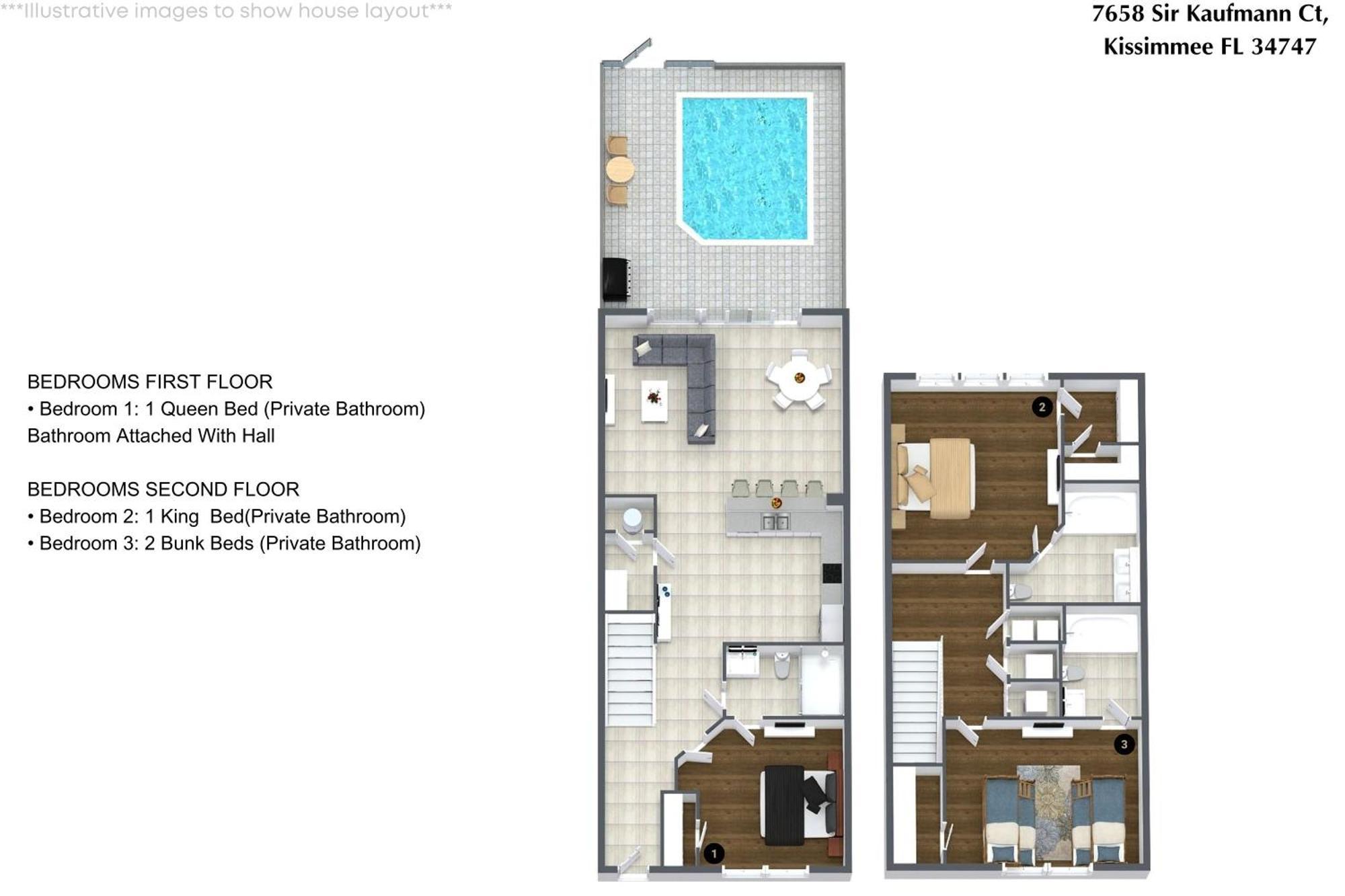 3 Bedrooms - 3 Bathrooms - Windsor Hills 7658 Kc Holiday home *