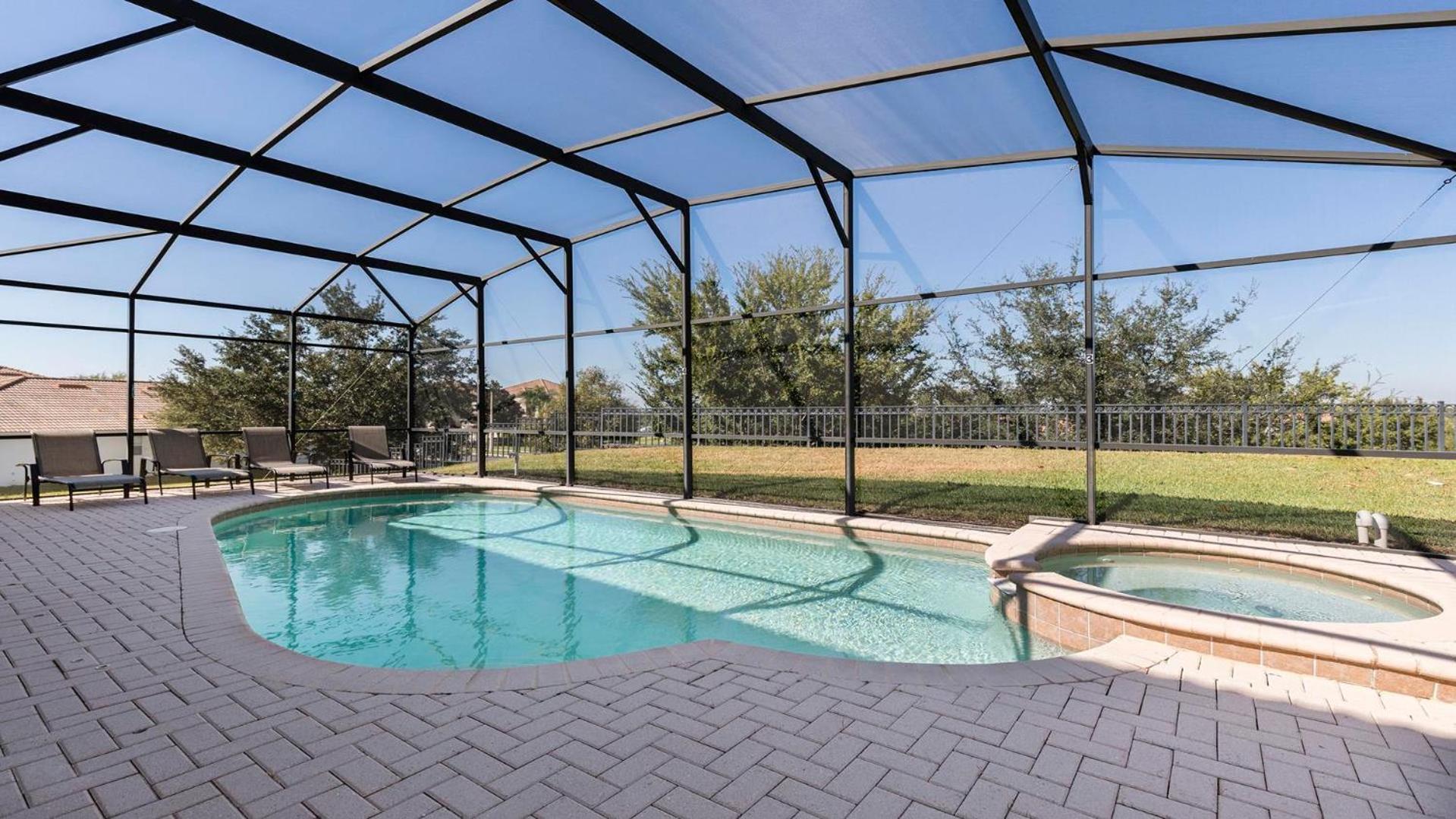 Firework View 6br Pool/spa/game Near Disney!