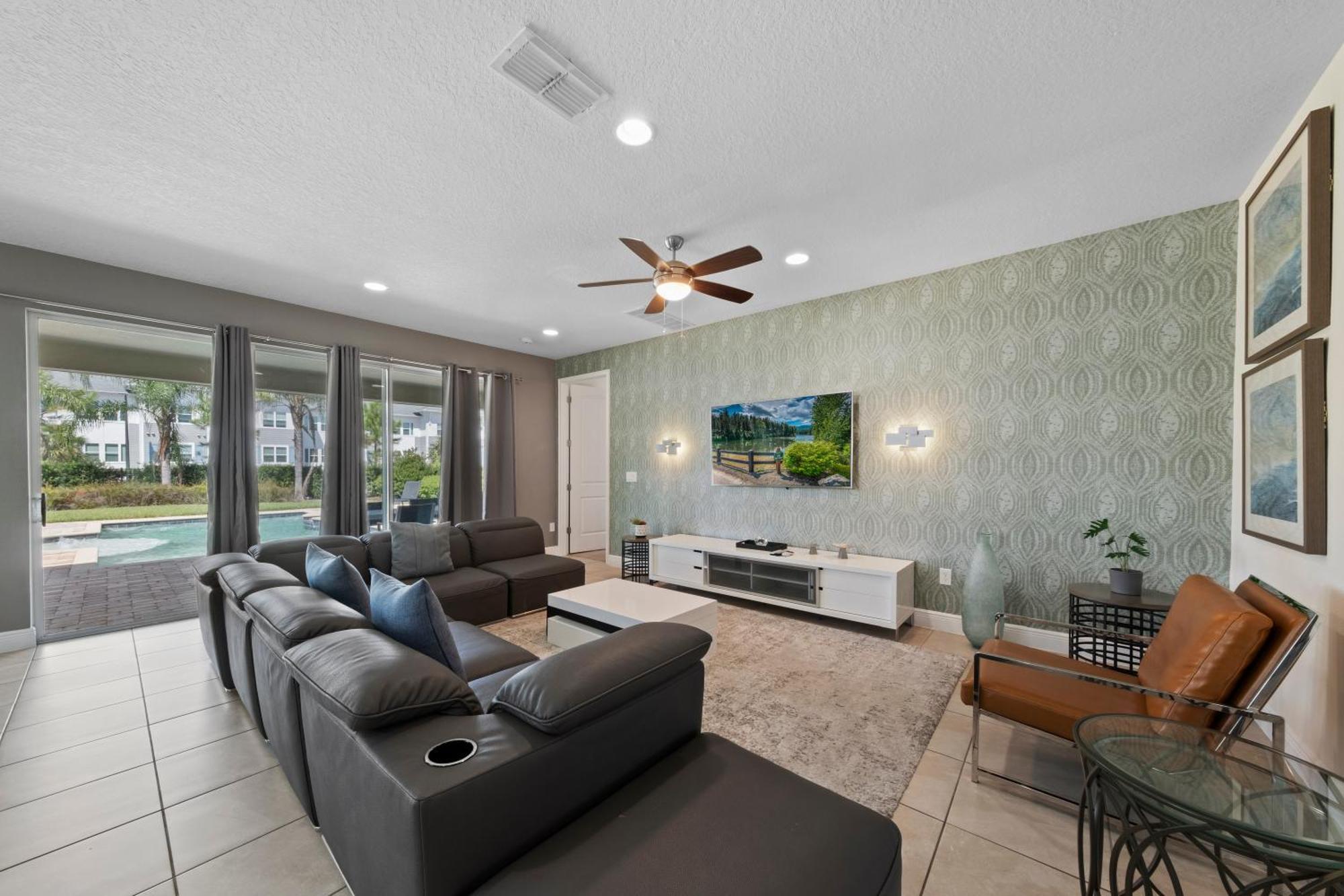 Unique With Media Room, Theme And Private Pool Near With Access By Rentyl - 7716f * Orlando
