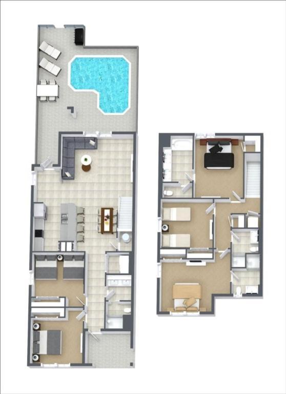5 Bedrooms - 4 Bathrooms - Paradise Palms 8869 Cp *