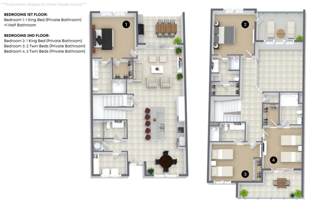 Holiday home 4 Bedroom- 4,5 Bathroom Magic Village 3239 Ba Orlando