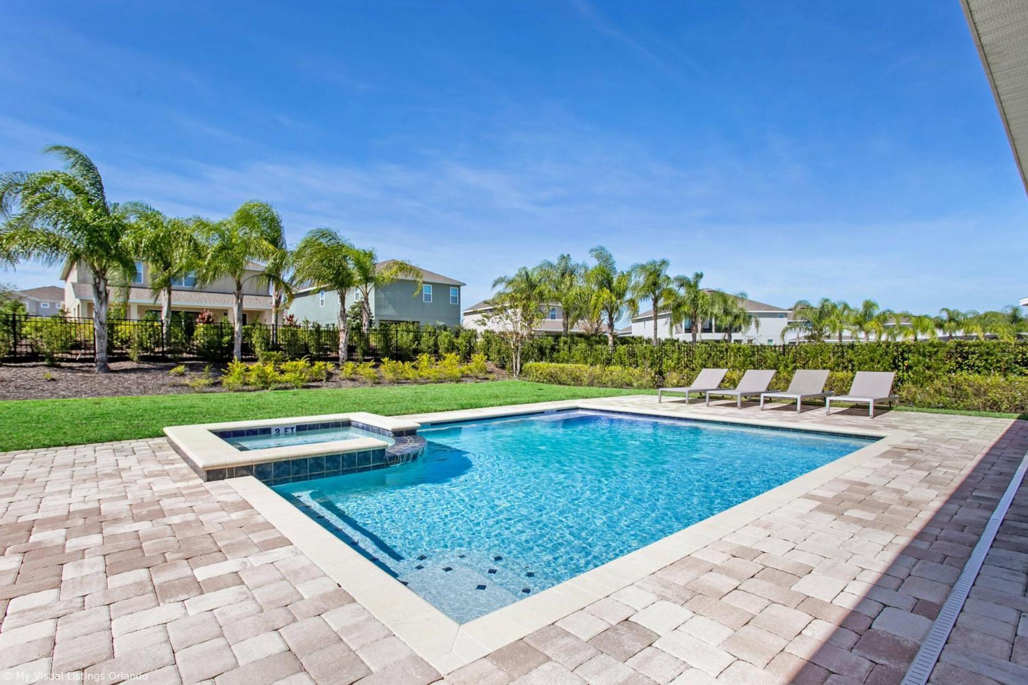 8 Bedroom Vacation With Pool 2114 Orlando