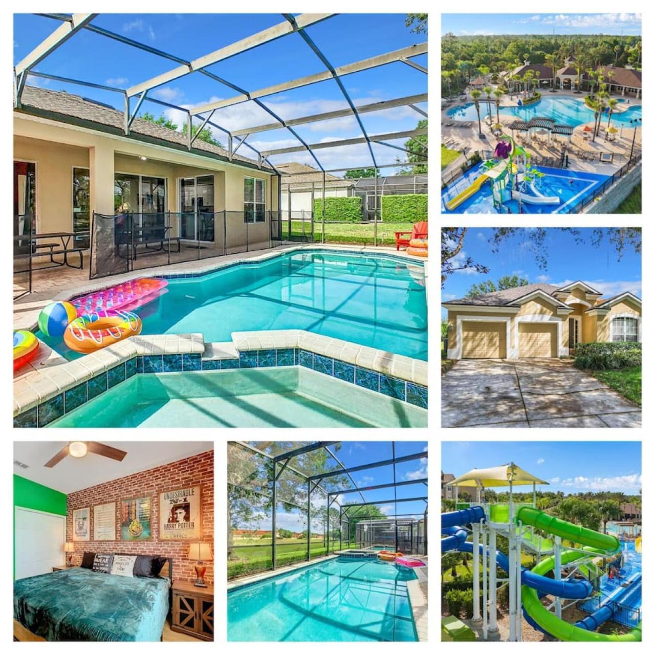 Single Level 2 King Beds - 4bedrmpool-spa-disney *