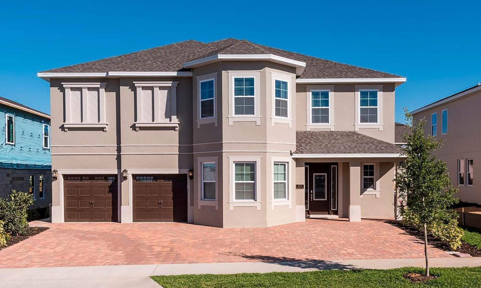 Large 11 Bdrm With Private Pool And Water Slide At Encore Orlando