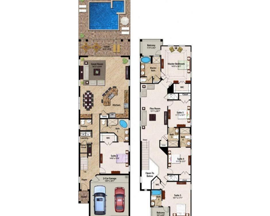 Sumptuous 5 Bdrm With Pool At Encore *
