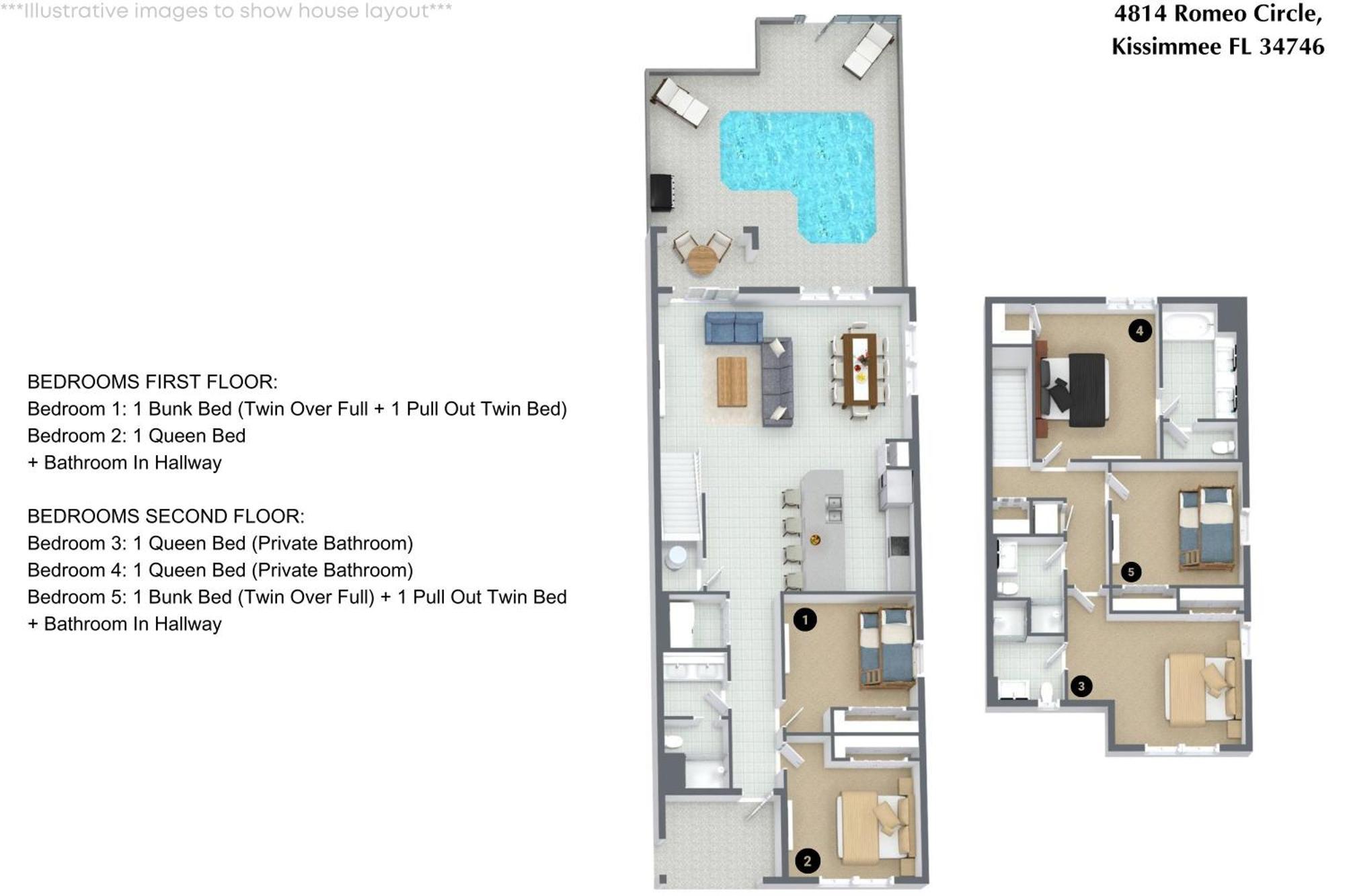 Holiday home 5 Bedrooms - 4 Bathrooms - Storey 4814 Rc