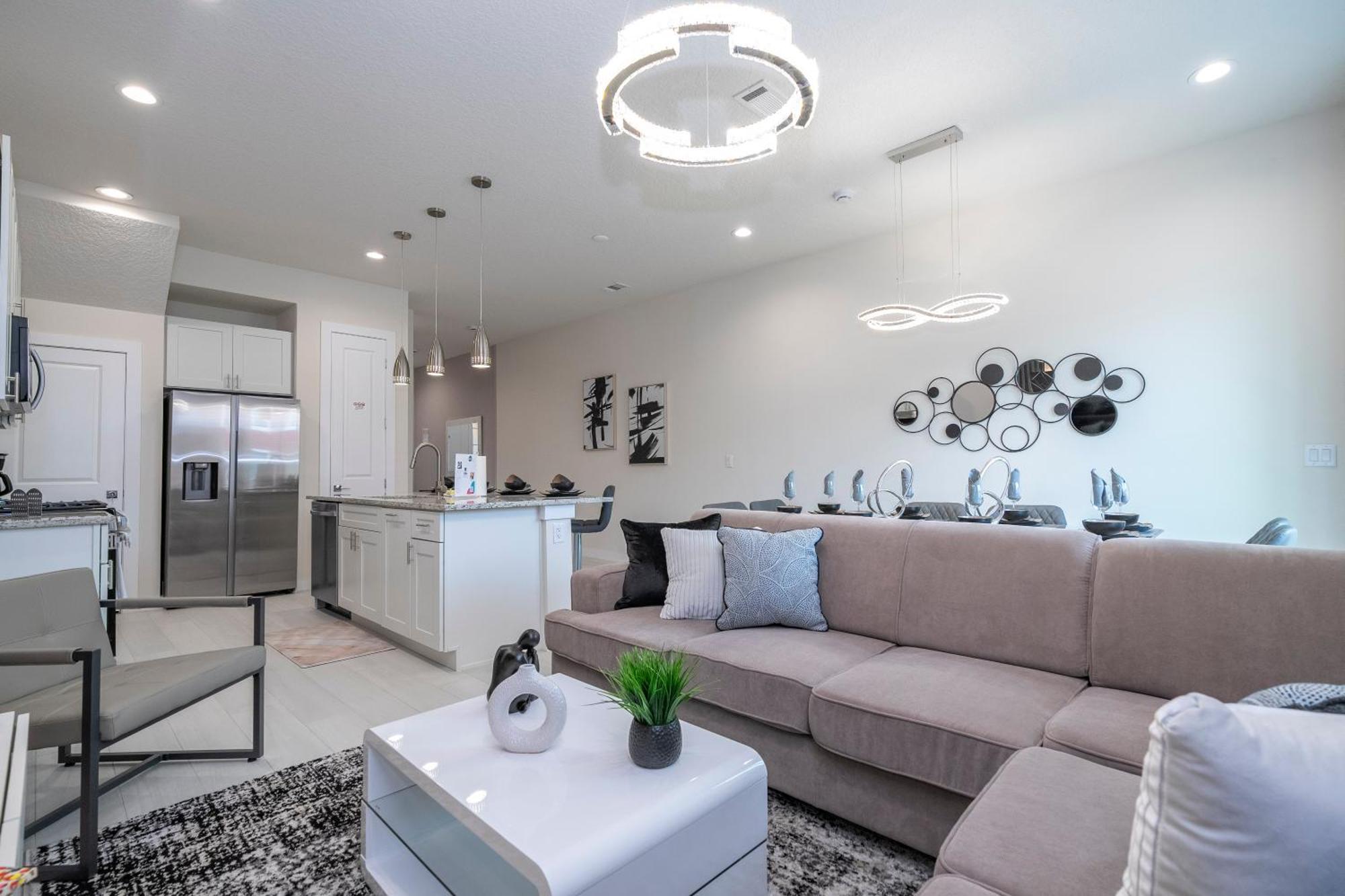Villa Stylish 2024 Brand New 3br 10 Min From Disney *