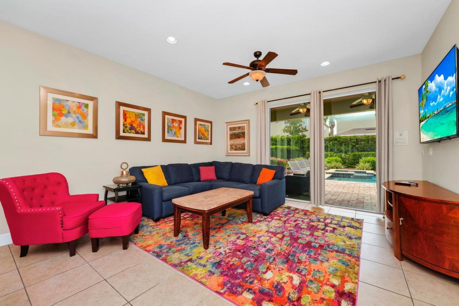 Charming Near With Private Pool, Game And Water Park Access At Encore Reunion - 410no Holiday home