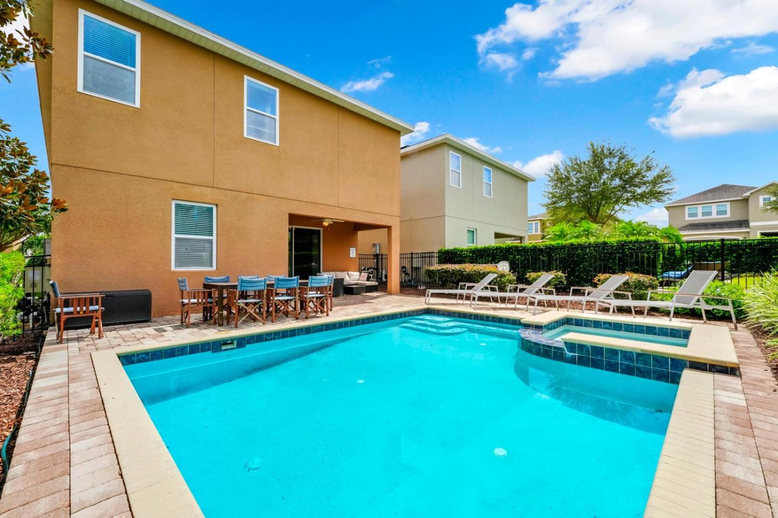 Charming Near With Private Pool, Game And Water Park Access At Encore Reunion - 410no Holiday home