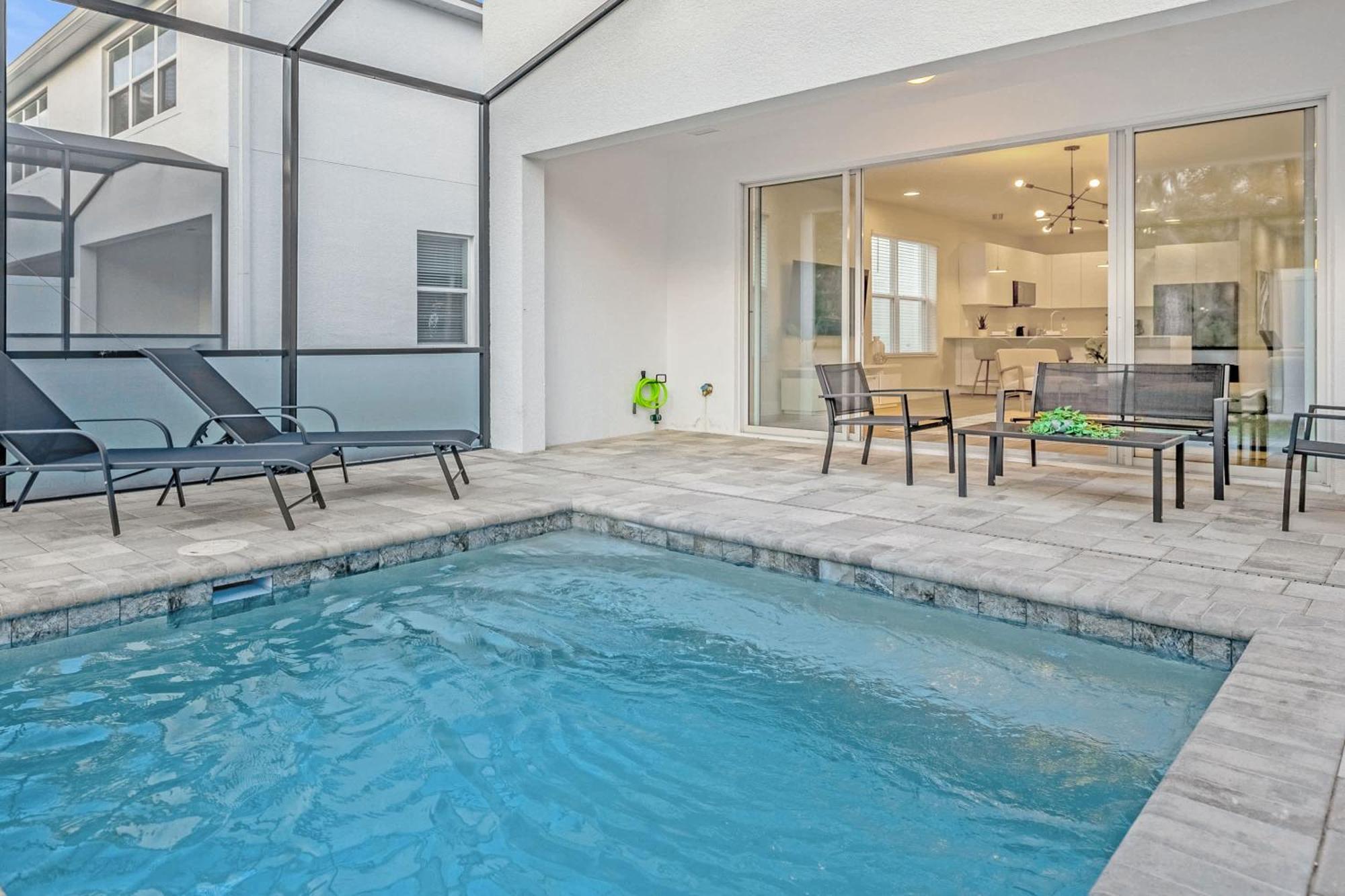 Upstay - Modern Family Townhome With Pool * Orlando