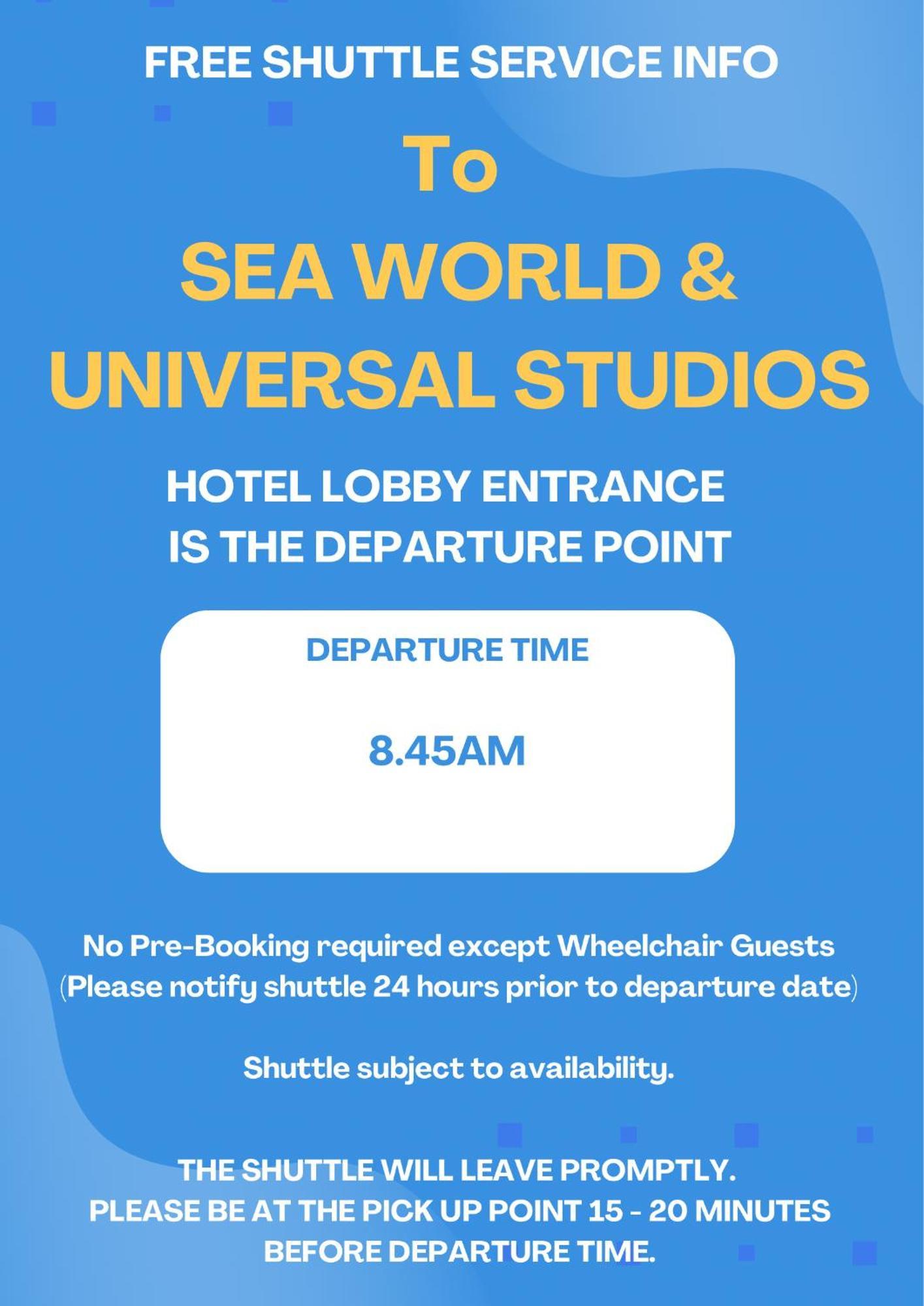 Epic Disney, Universal Shuttle Apartment *