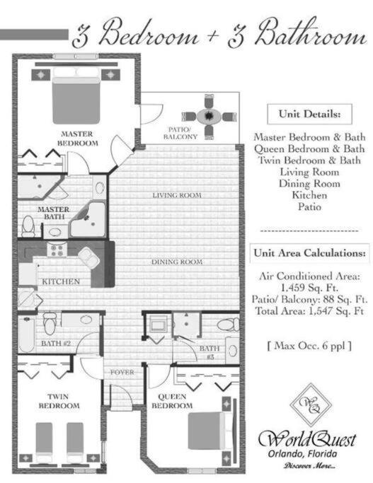 Apartment Luxurious & Epic In Heart Of Orlando