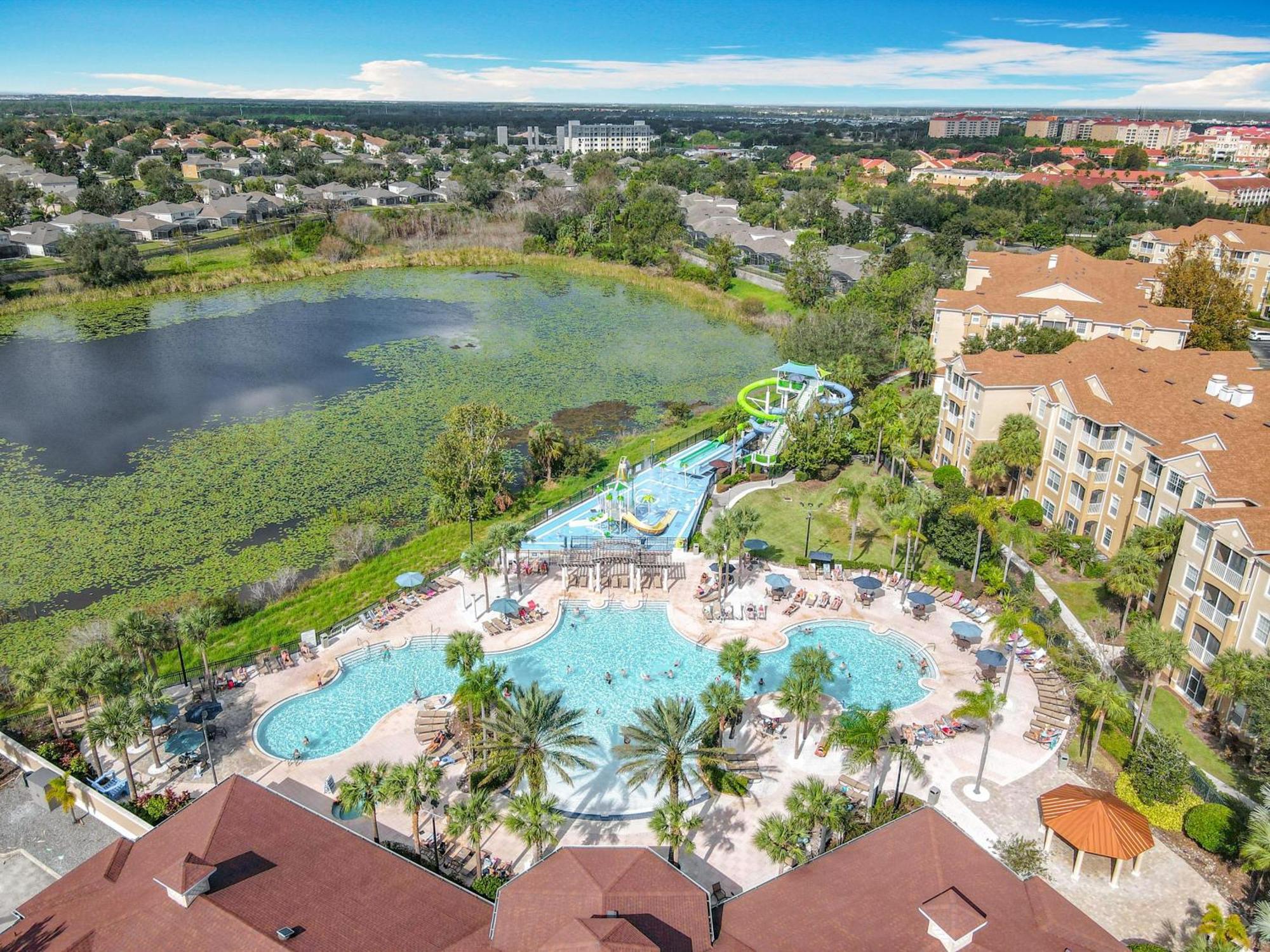 Two Min With Pool Water Park & Water Slide * Orlando