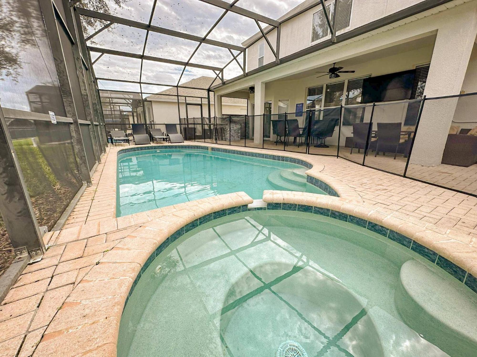 Family Fun 6br Poolside W Water Park Game Orlando