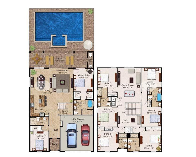 Dazzling 8 Bdrm With Putting At Encore * Orlando