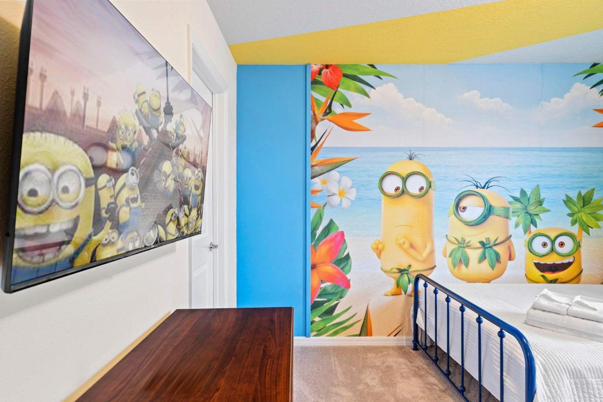 Chic 7bed With Private Pool, Theme Bedrooms * Orlando