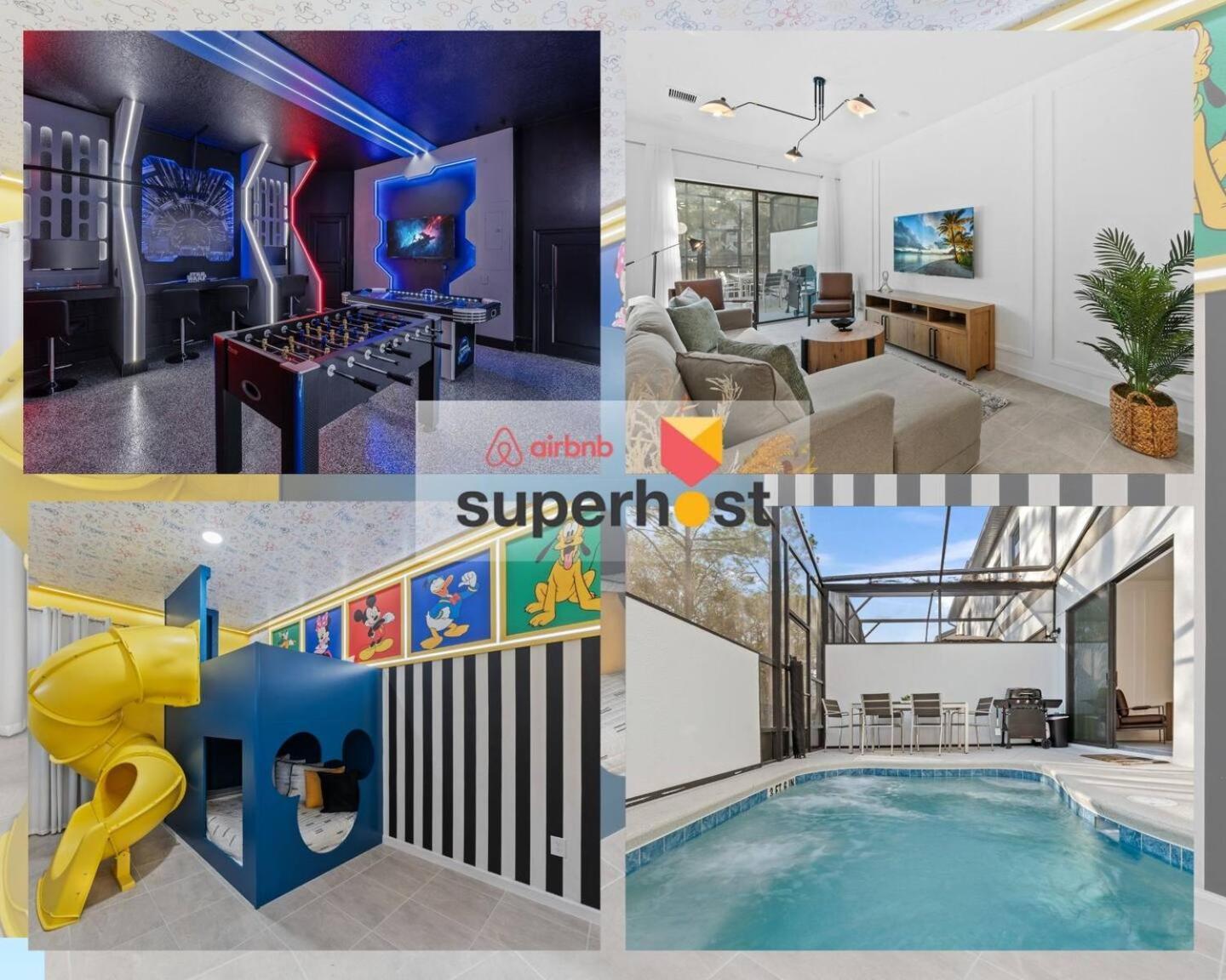 Lux 5br W Game Room, 4 & Private Poo Holiday home *