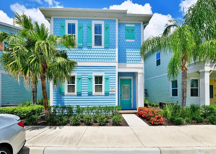 Ocean Blue Cottage Near Disney With Private Hot Tub Margaritaville Resort Access - 3012Sr