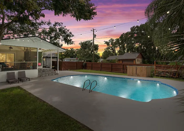 Resort-Style Home With A Heated Pool And A Huge Gated Yard