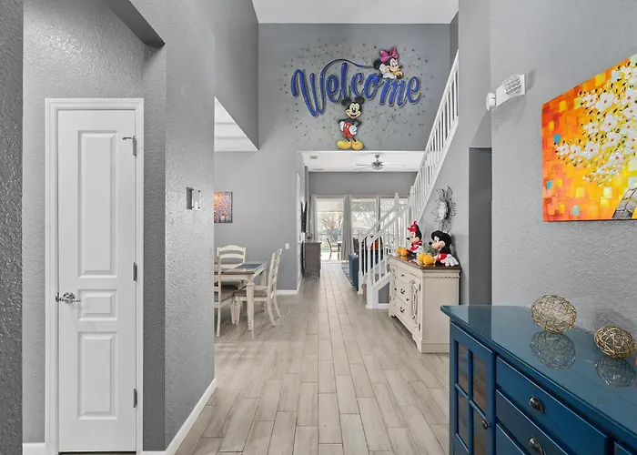 Luxury 5Br Villa Near Disney, Private Pool & Game Room