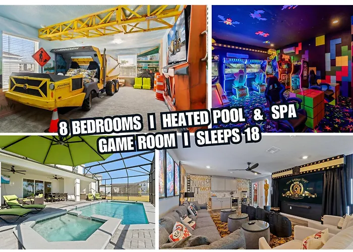 New Disney Themed Villa, Heated Pool And Spa In Windsor Cay