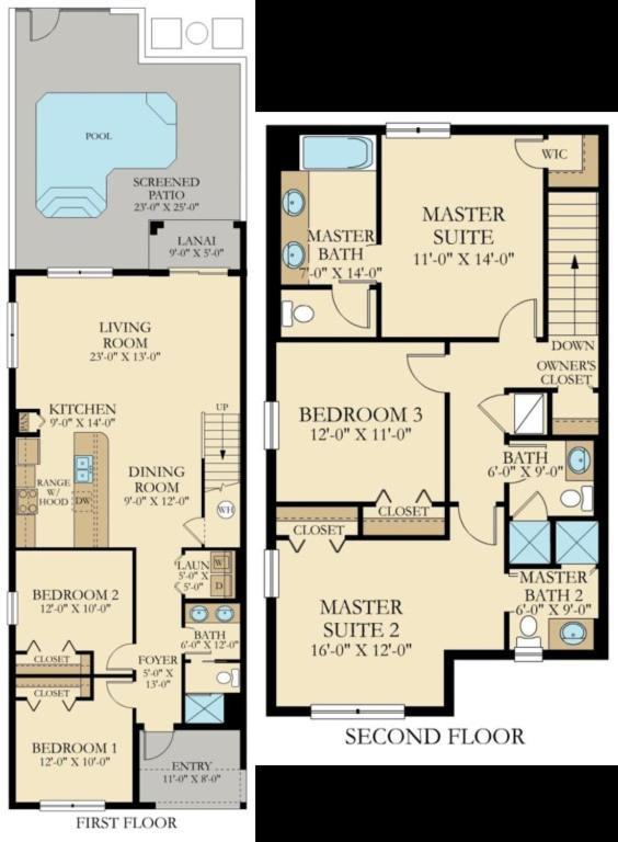 Storey Lake- 5 Bedroom Townhome W/pool -1601st Holiday home Orlando