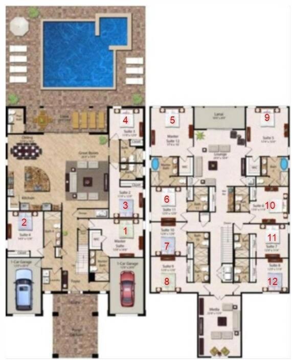 Holiday home Super Fun 12-bed W Game Private Pool Orlando