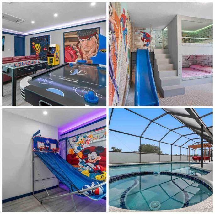 13 Mins From Disney Arcade, Private Pool, & Themed Rooms Holiday home *
