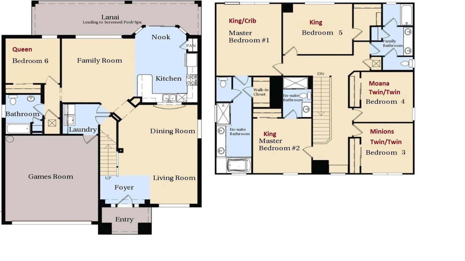 Holiday home No Rear Neighbor 6br Private Pool/spa Near *