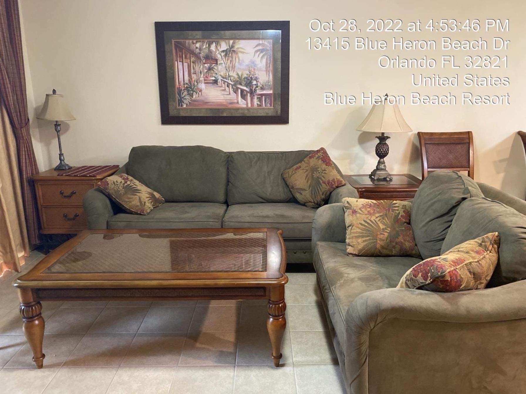 Disney 1 Mile , Blue Heron 1 Room 2 Bath,Amenities,6 Guests, Walk To Restaurants, No Fees At Check In *